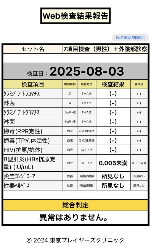 HOKUTO(ホクト) 8月定期検査報告